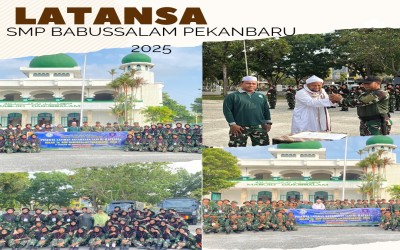 Santri SMP Babussalam Ditempa Pasukan Elit PASKHAS TNI AU