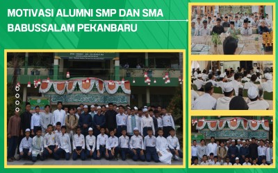 Enam Alumni SMA Babussalam Beri Motivasi ke Santri Kelas 9 Sebelum Berangkat ke Mesir