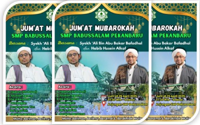 Jumat Mubarokah Spesial dihadiri Syekh dari Yaman dan Habib dari Jakarta