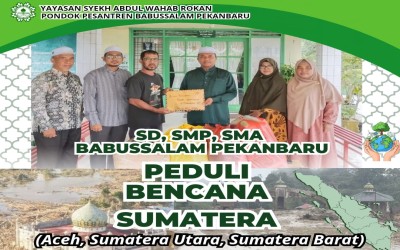Luar Biasa! Donasi Santri dan Guru Babussalam Resmi Diserahkan ke Yayasan Baitul Habibi untuk Korban Bencana!