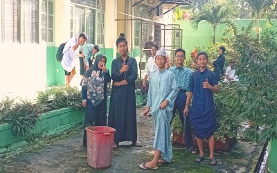 SMP Babussalam Gelar Goro Massal Sambut Pembagian Rapor Ganjil Tahun Pelajaran 2025/2026