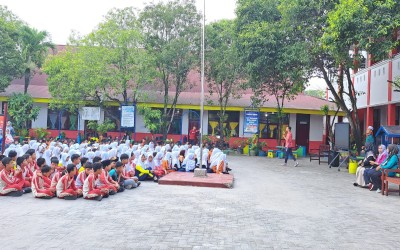 Sosialisasi PPDB, SMP Babussalam Tampilkan Beragam Keunggulan di SDN 42 Pekanbaru