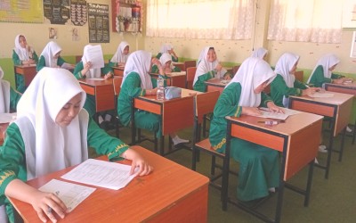 ASAS Genap Dimulai, Siswa Kelas VII dan VIII SMP Babussalam Jalani Ujian Kenaikan Kelas